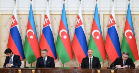 Azərbaycan-Slovakiya sənədləri imzalandı